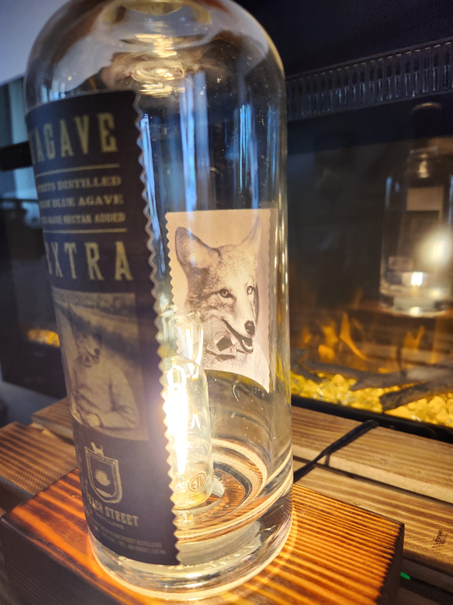 Liquor bottle light