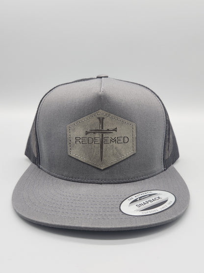 Snap Back Hat Black and Gray