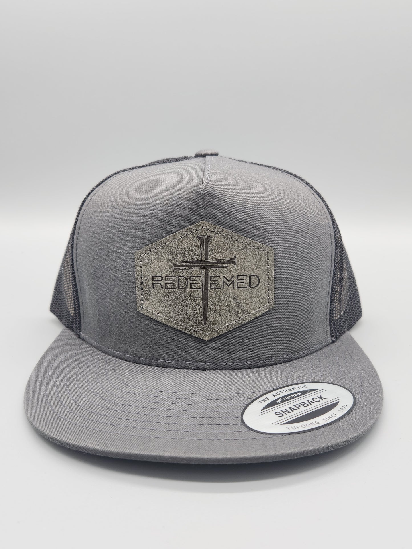 SnapBack Hat Gray and Black