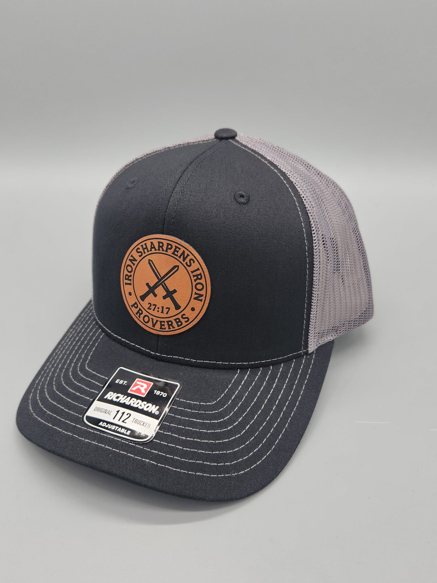 Snap Back Hat Black and Gray