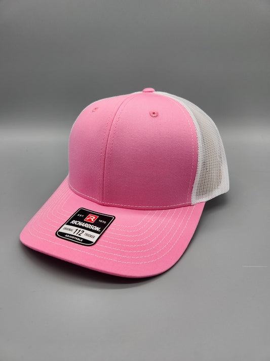 Snapback Pink and White