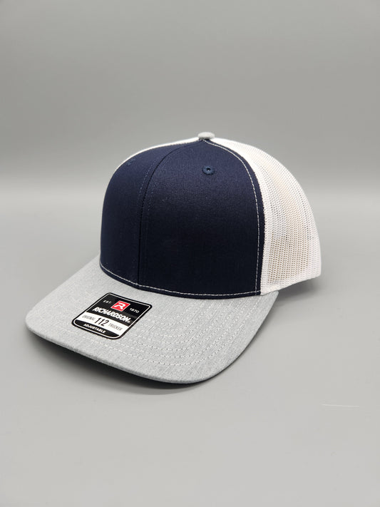 Snapback Navy Blue and White