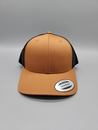 Snapback Tan and Black